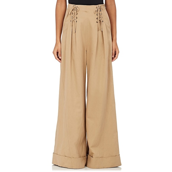 Ulla Johnson Pants - NWT ULLA JOHNSON Gaucho Wide-Leg Twill Trousers 10
